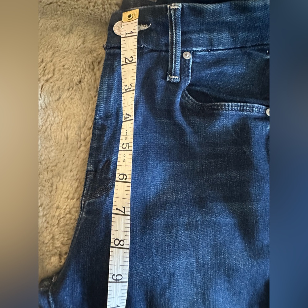 MOTHER DENIM HIGH WAISTED LOOKER ANKLE FRAY JEAN - Picture 14 of 16